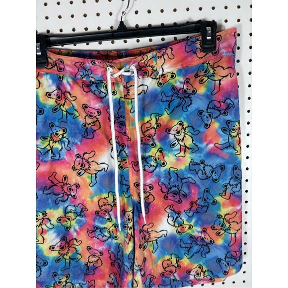 Grateful Dead dancing bears swimming trunks size XL - Picture 3 of 5